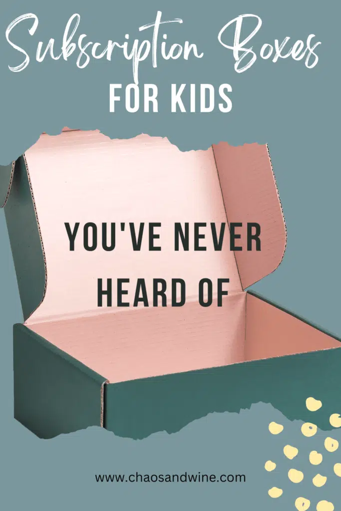 Subscription Boxes for Kids pin