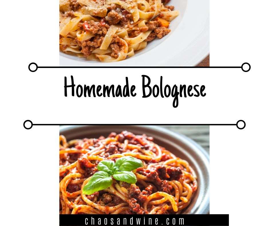Delicious Homemade Bolognese Sauce