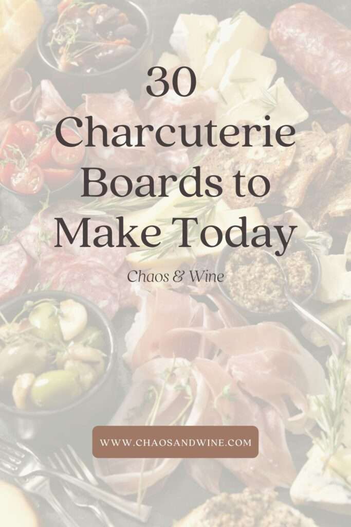 Charcuterie boards to make pin