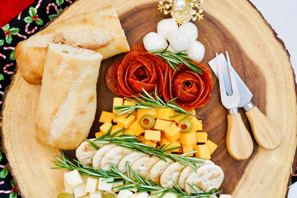 31 of the Best Charcuterie Board Ideas Christmas Tree Charcuterie Board 3