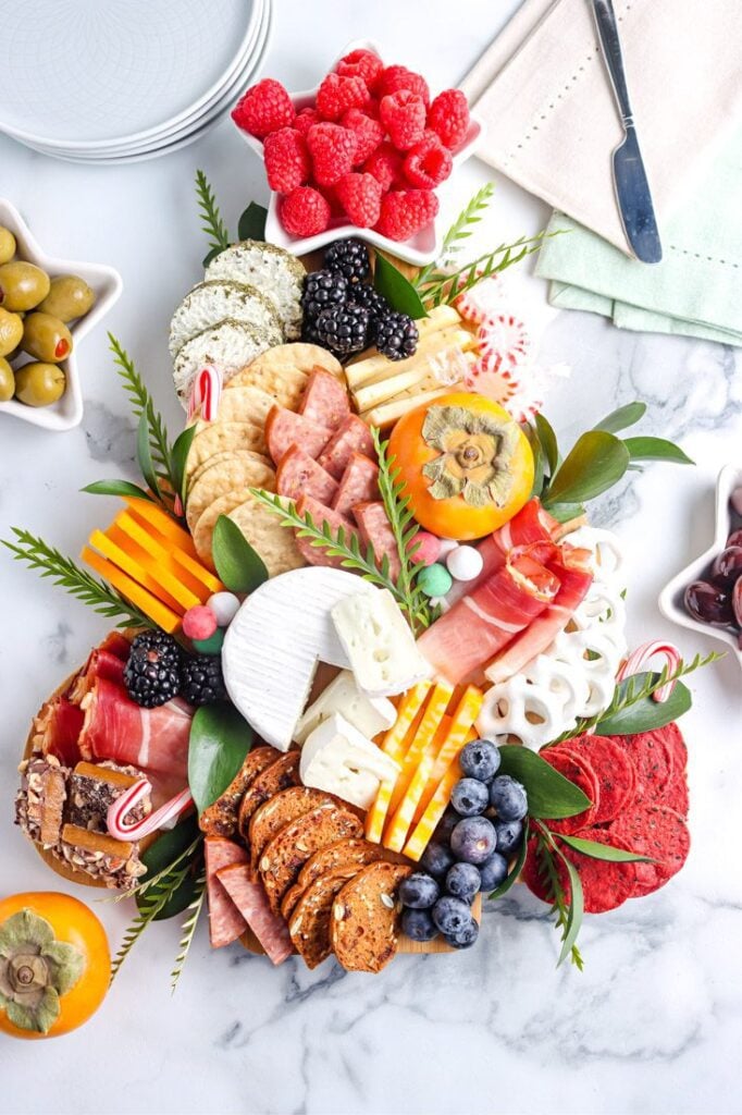 31 of the Best Charcuterie Board Ideas Christmas Tree Charcuterie Board