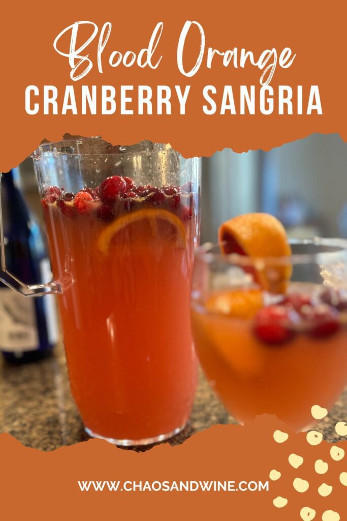 Blood Orange Cranberry Wine Sangria Pin