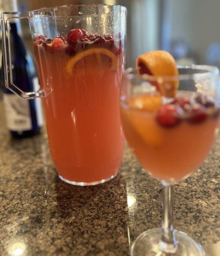 Blood Orange Cranberry Sangria