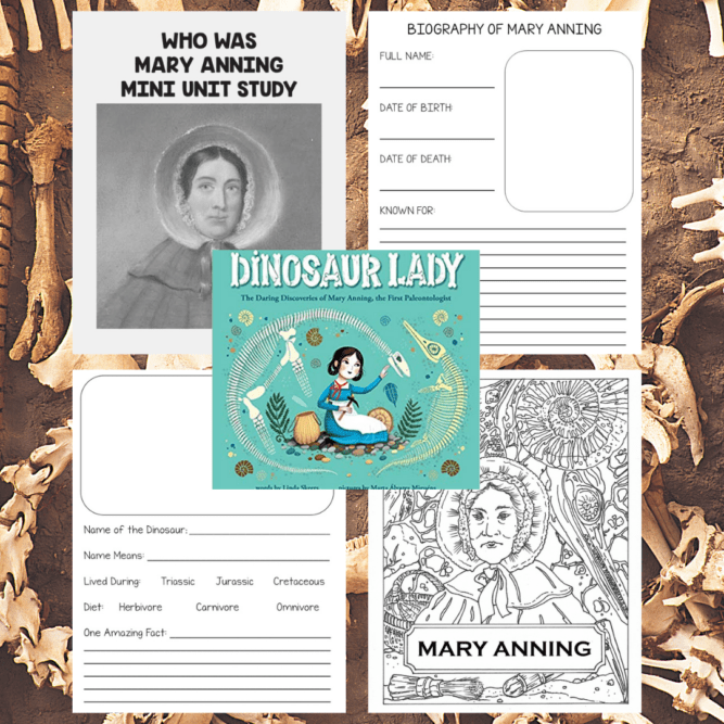 Mary Anning Unit Study Free Printable