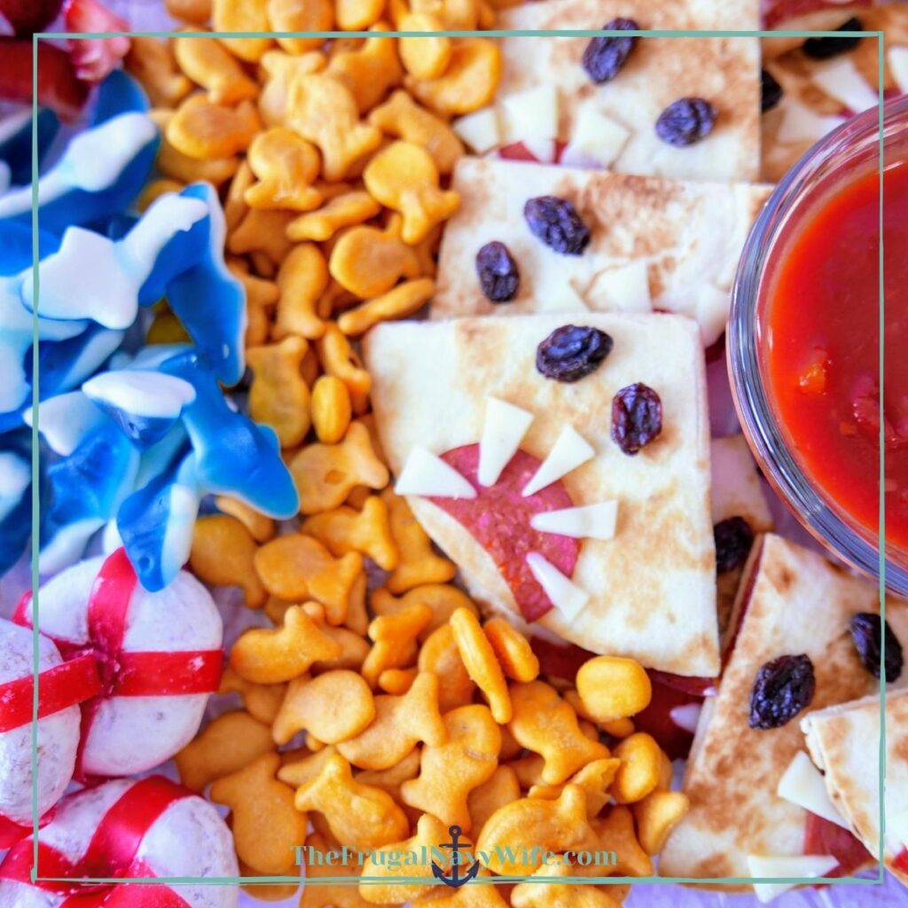 31 of the Best Charcuterie Board Ideas Shark Themed Charcuterie Board