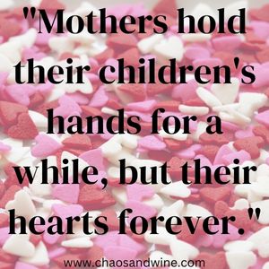 Mothers Hold Their Children's Hands...