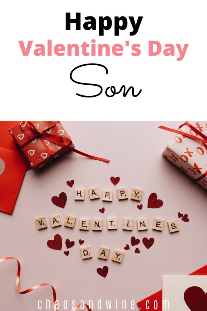 Happy Valentine's Day Son Pin