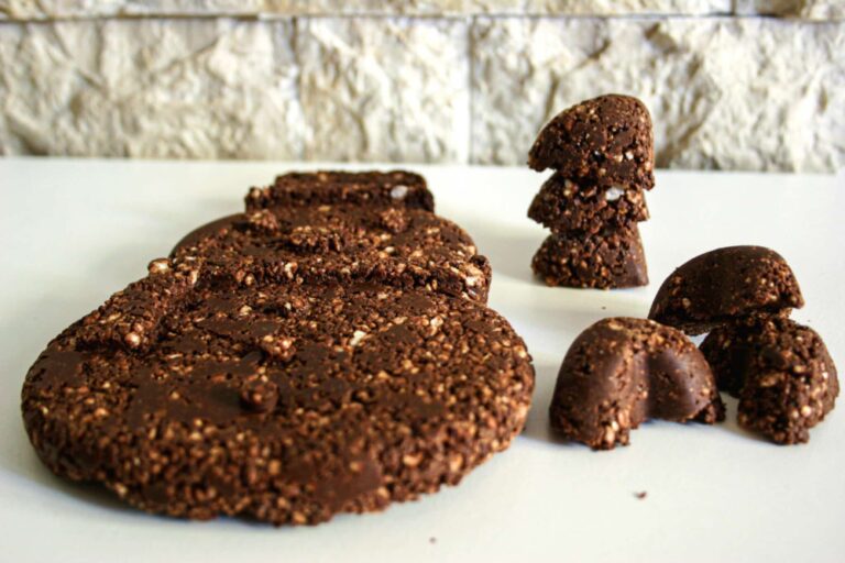 Chocolate topped rice krispie treats