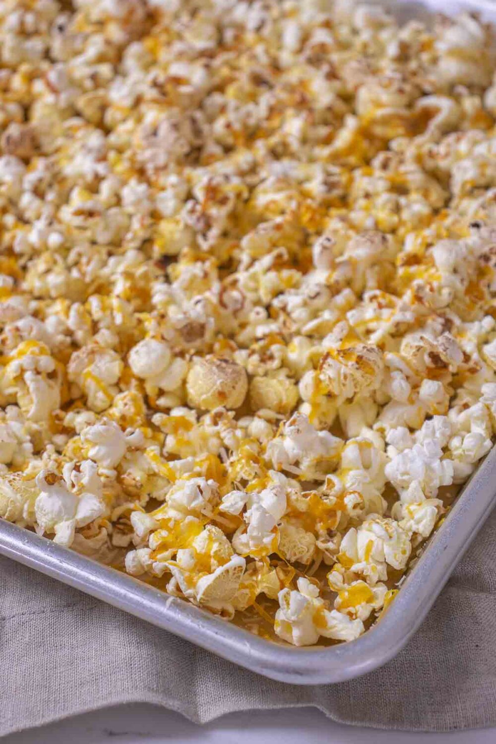 Homemade Cheddar Cheese popcorn