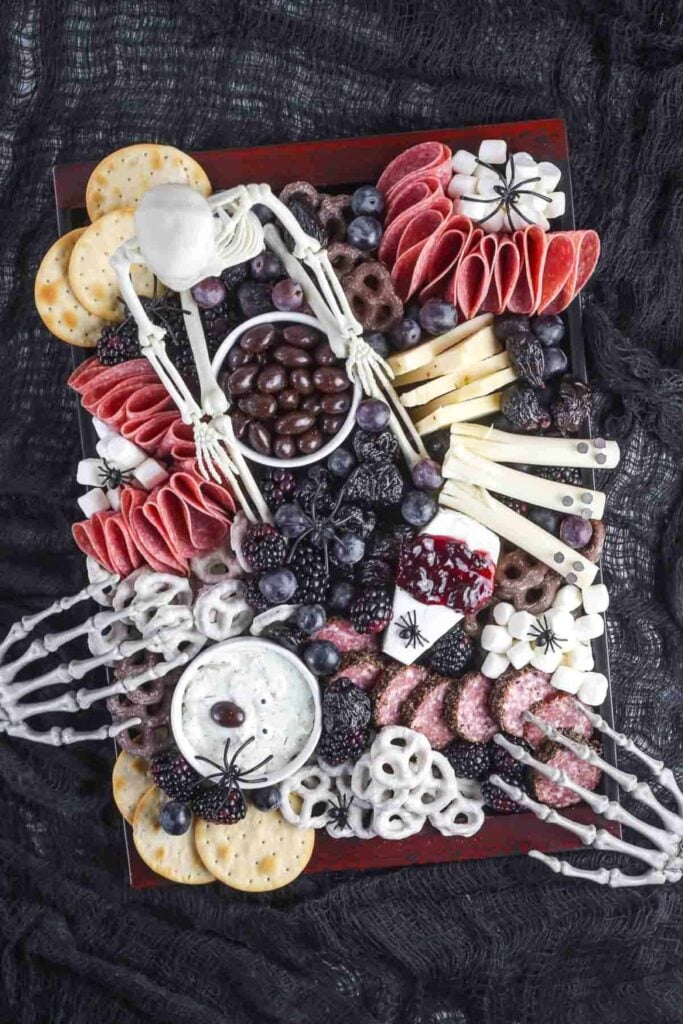 31 of the Best Charcuterie Board Ideas Spooky Halloween Charcuterie Board