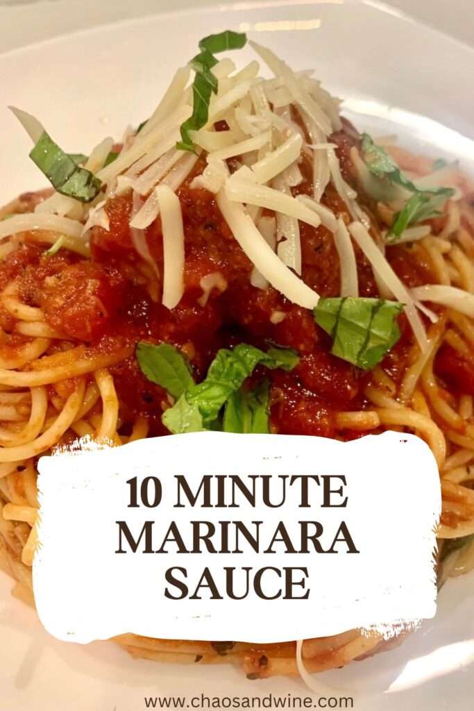 Easy 10-Minute Marinara Sauce