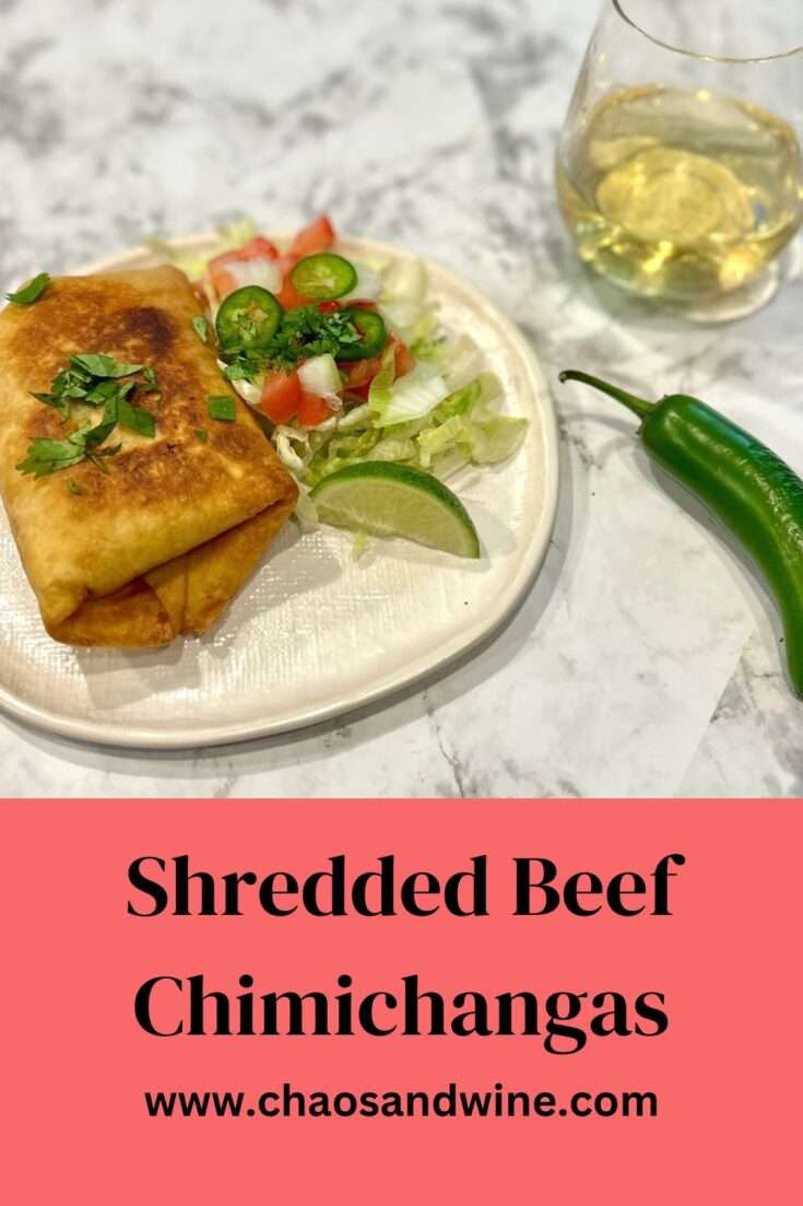 Air Fryer Shredded Beef Chimichanga Recipe
