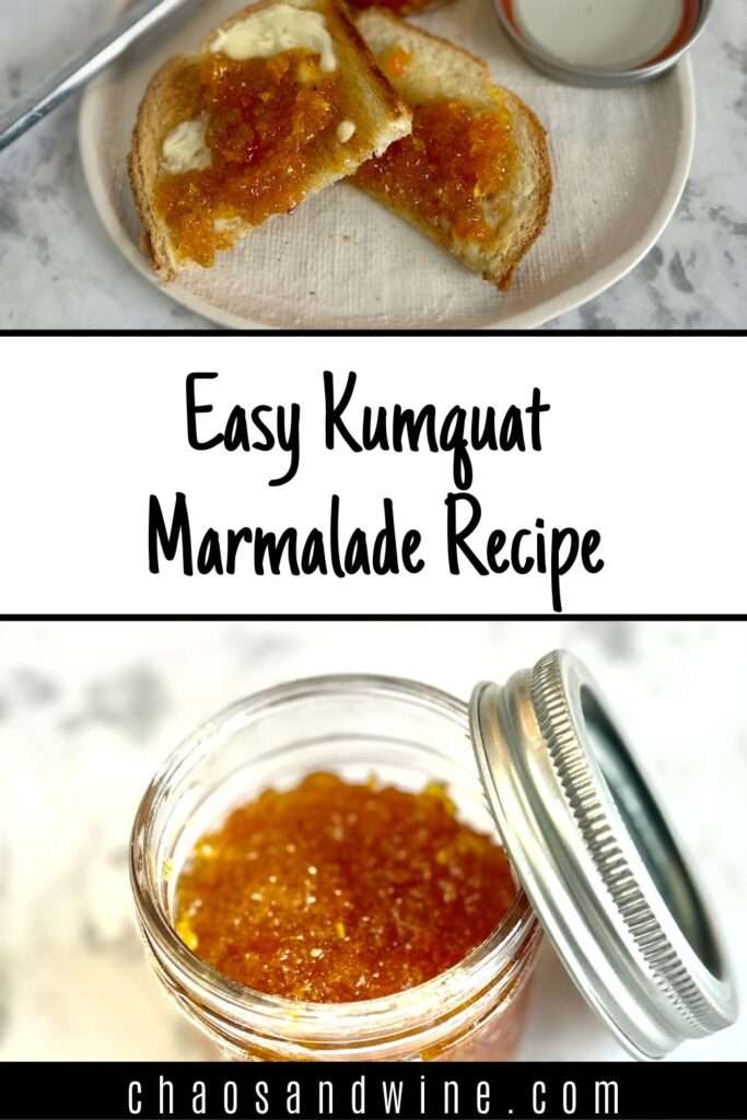 Kumquat Marmalade Recipe Pin 1
