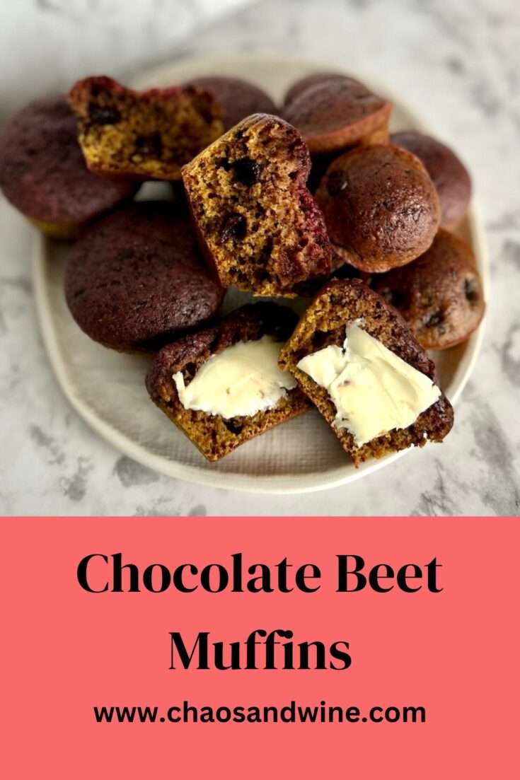 Delicious Chocolate Beet Muffins