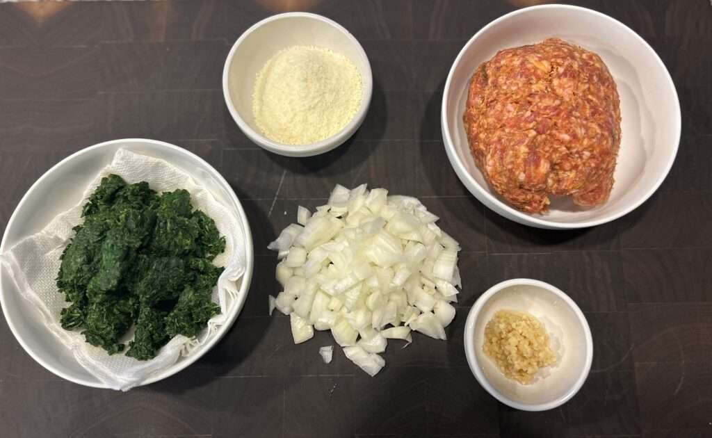 Green Pasta Ingredients