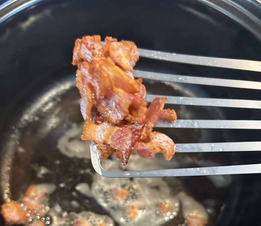 Yummy crispy bacon