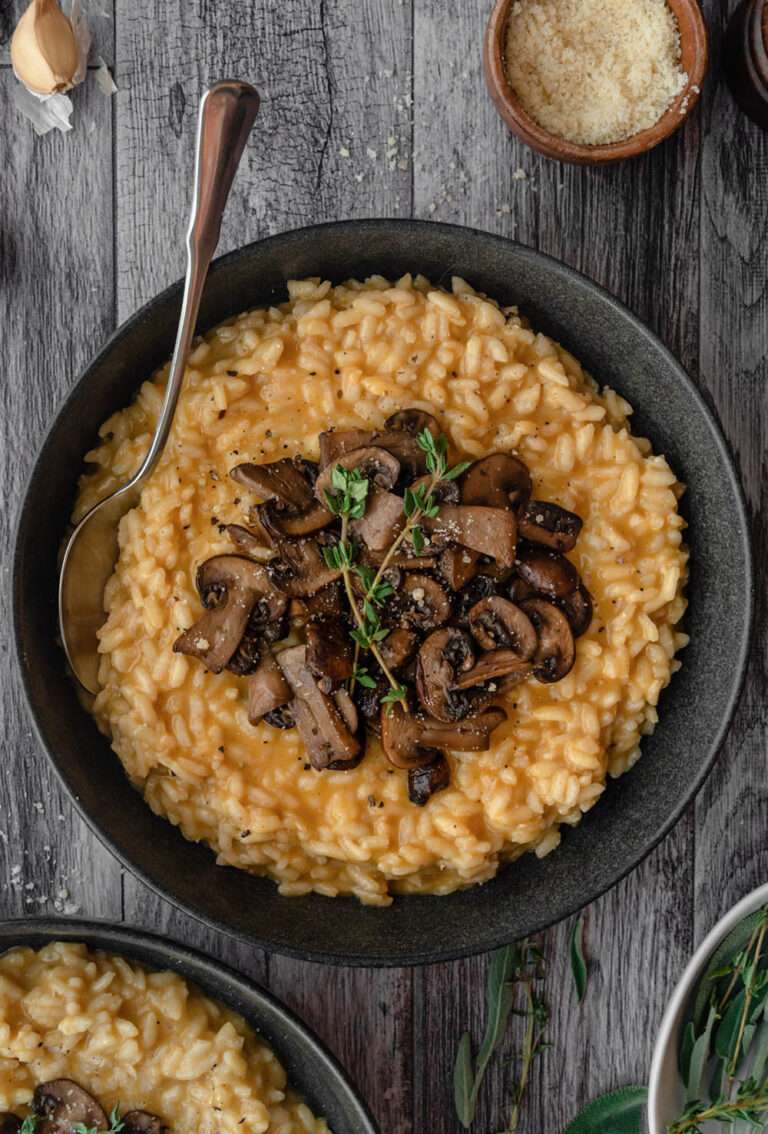 Pumpkin Mushroom Risotto