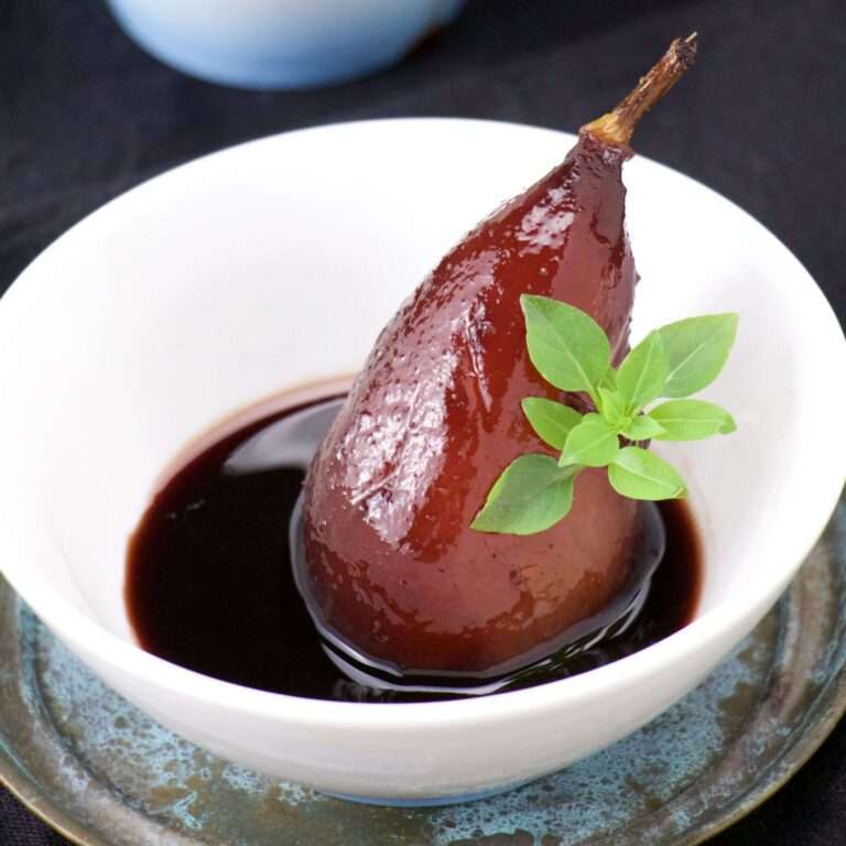 Pear in Wine