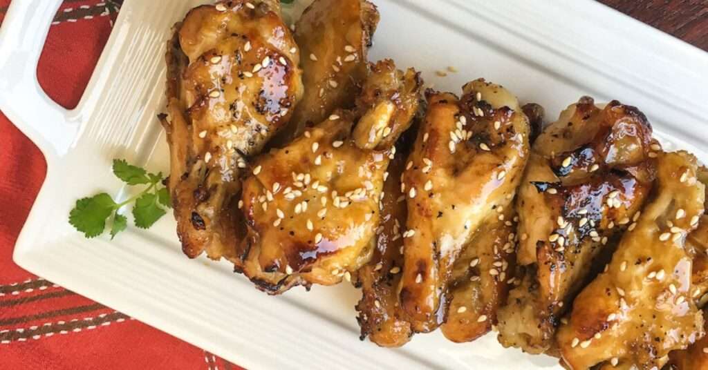 Crispy Honey Garlic Chicken Wings Featured Image