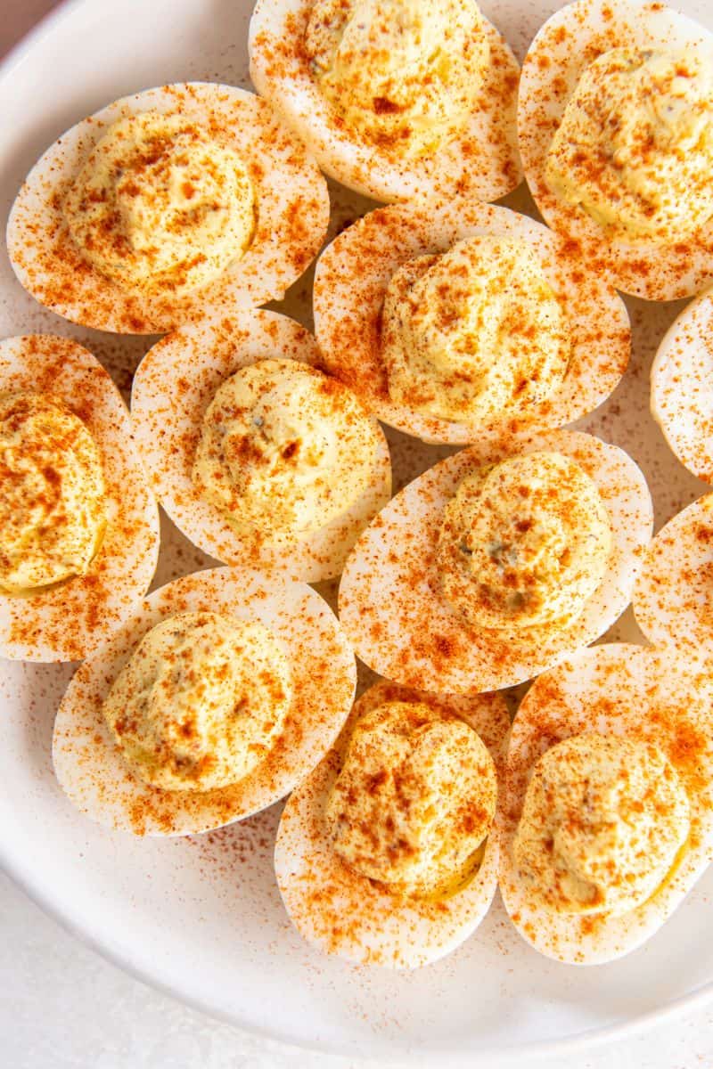 deviled eggs without mayo