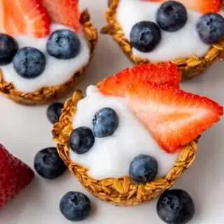 Granola Berry Cups - A Delicious Treat Granola Berry Cups Land Close