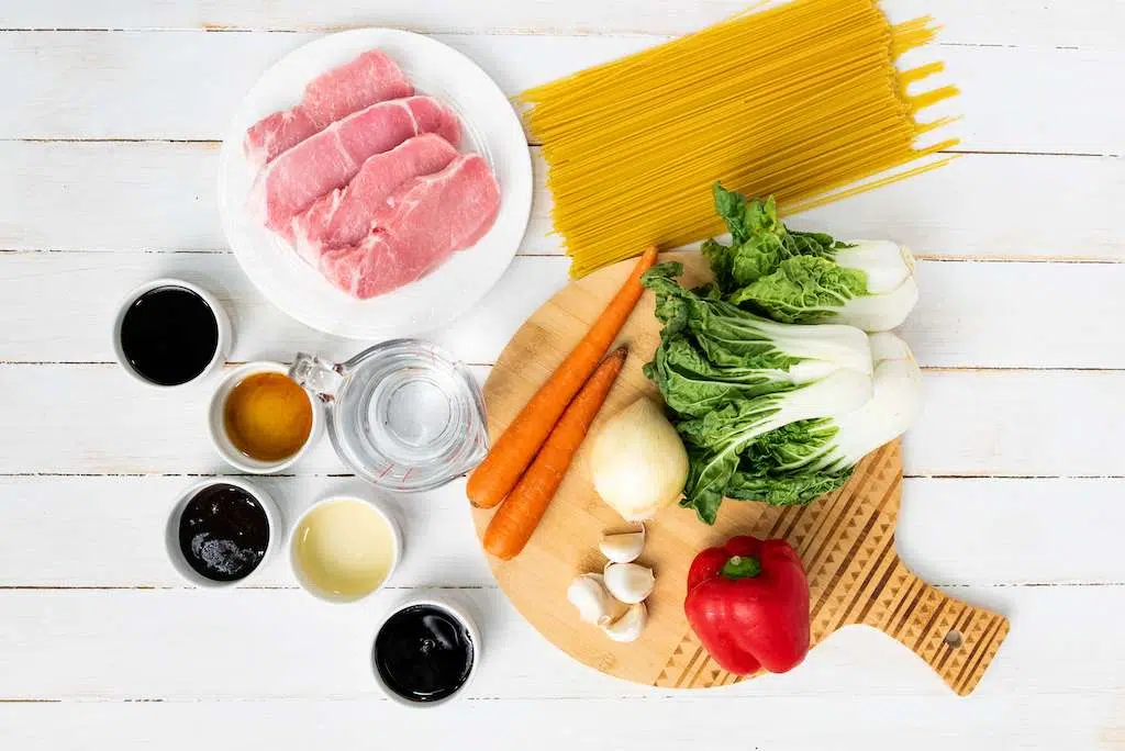 Easy Instant Pot Pork Lo Mein Recipe Instant Pot Pork Lo Mein Inigredients