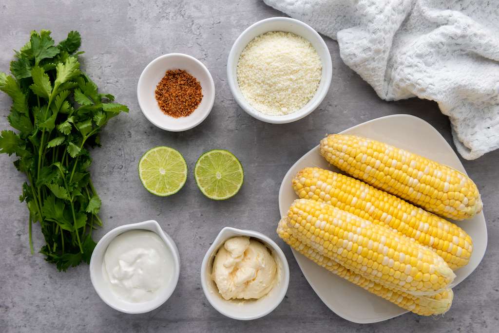 Mexican Elotes Ingredients