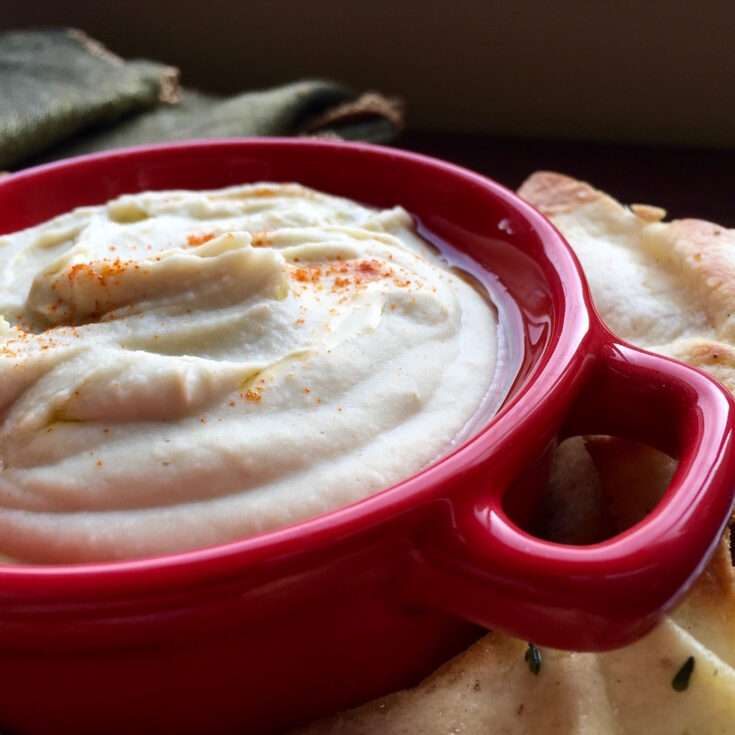White Bean Dip Side View