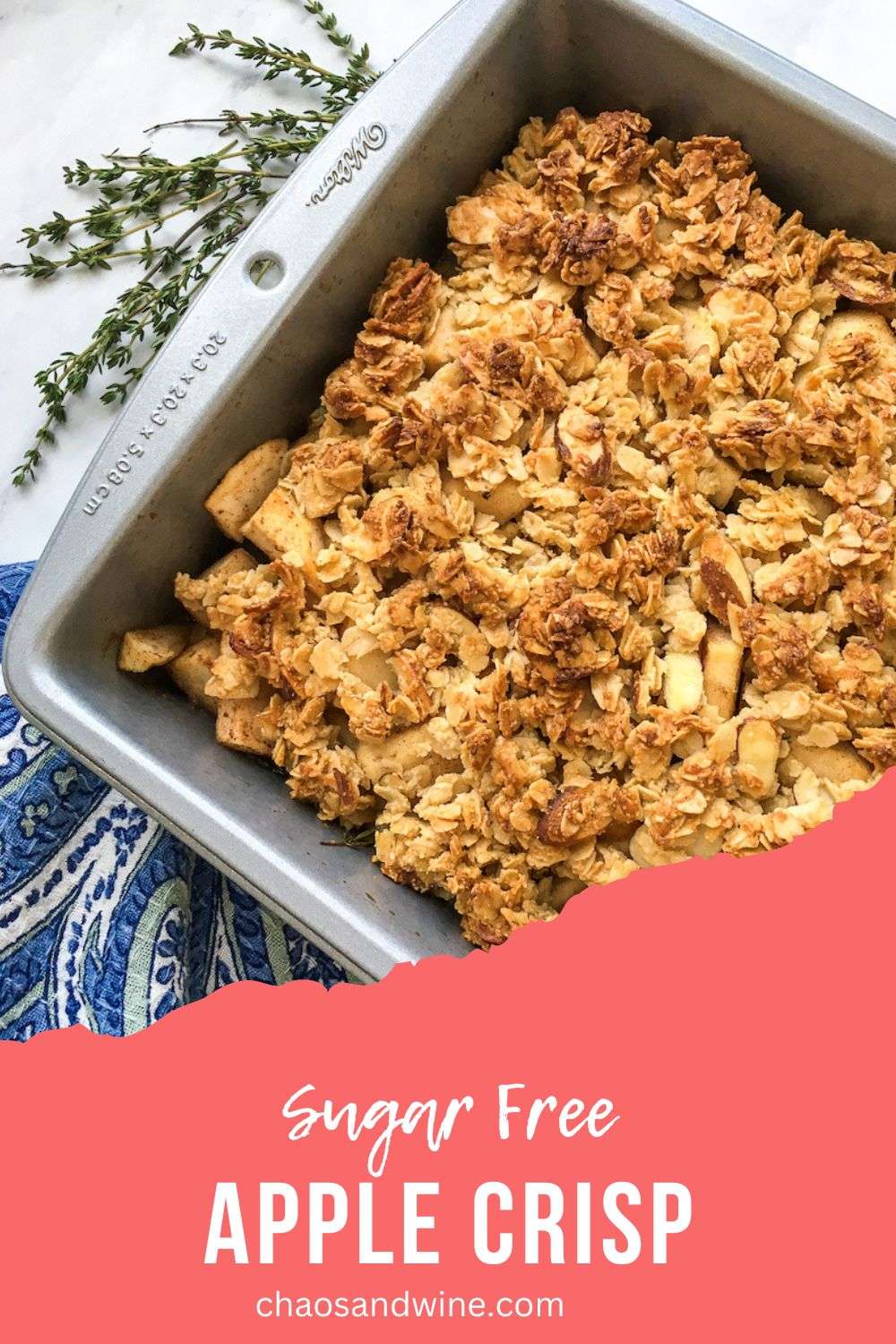 Sugar Free Apple Crisp