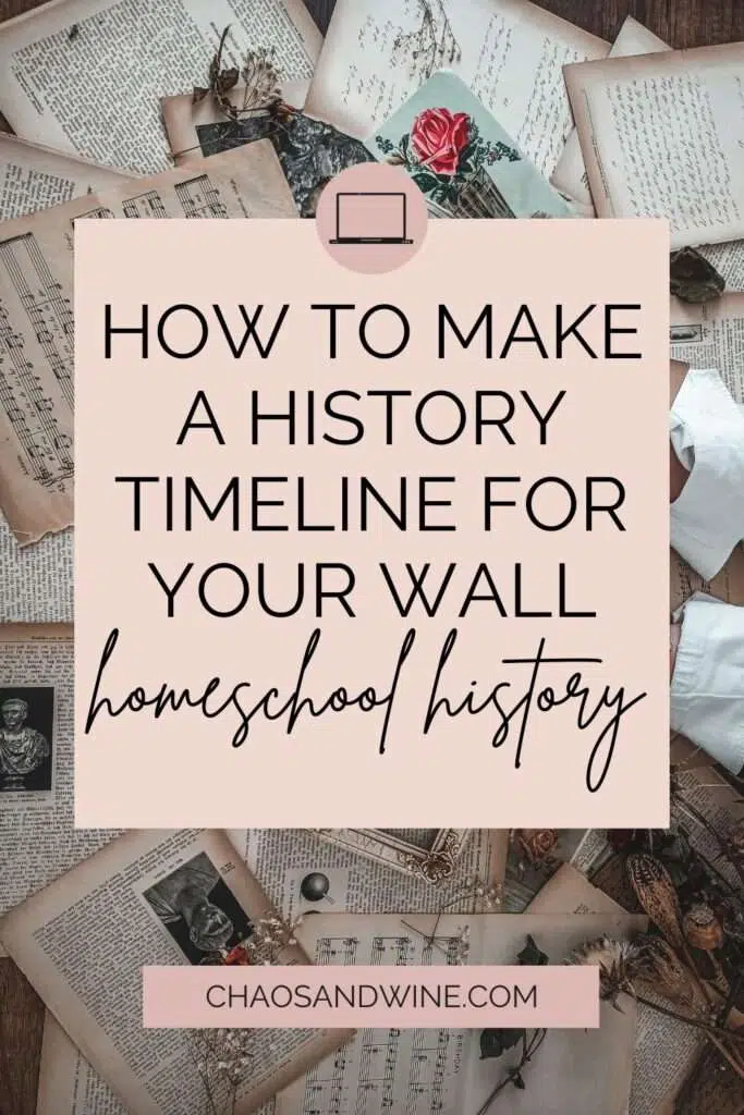 How to Make a History Timeline for Your Wall History Timeline Pin 3.