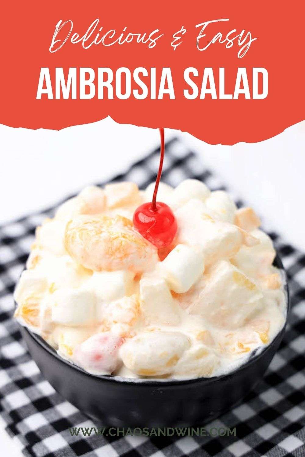 Ambrosia Salad With Cool Whip   Ambrosia Salad Pin 3 