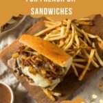 French Dip Sandwich Sides Pin