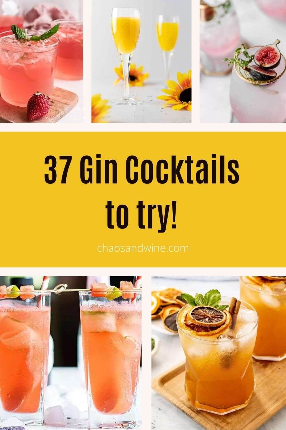 37 Great Gin Cocktails To Try