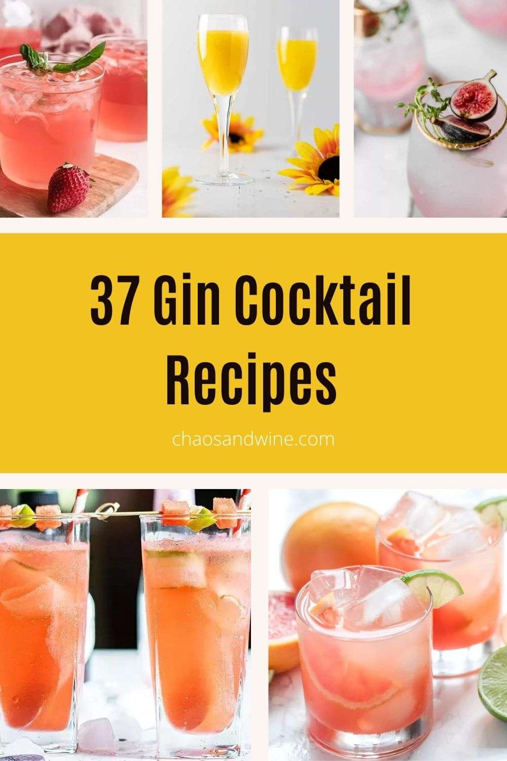 37 Great Gin Cocktails To Try