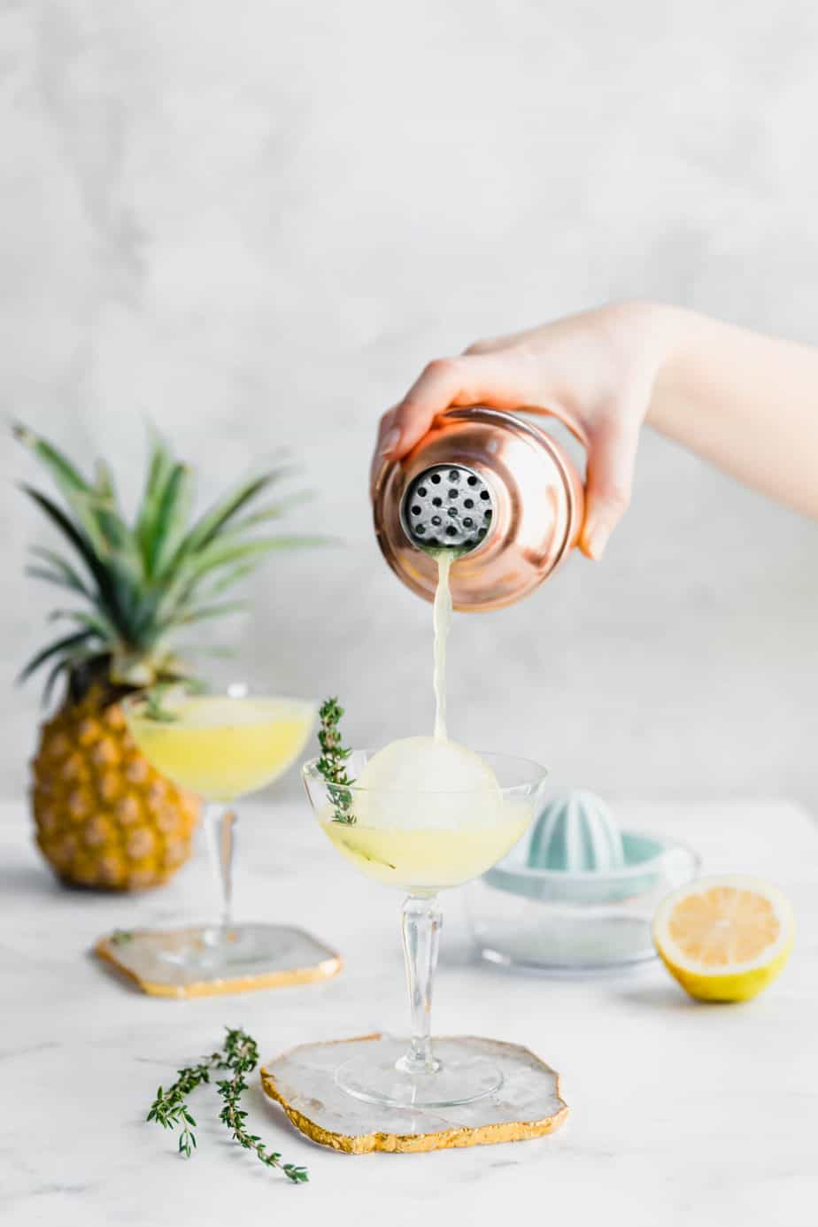 pineapple ginger cocktaili