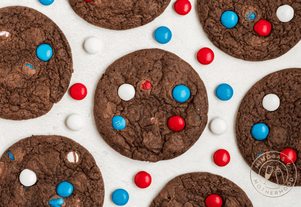 4th of July M&M Cookies