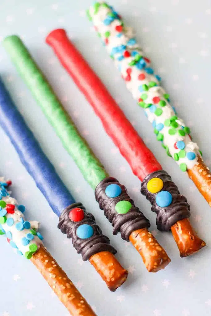 light saber pretzel rods