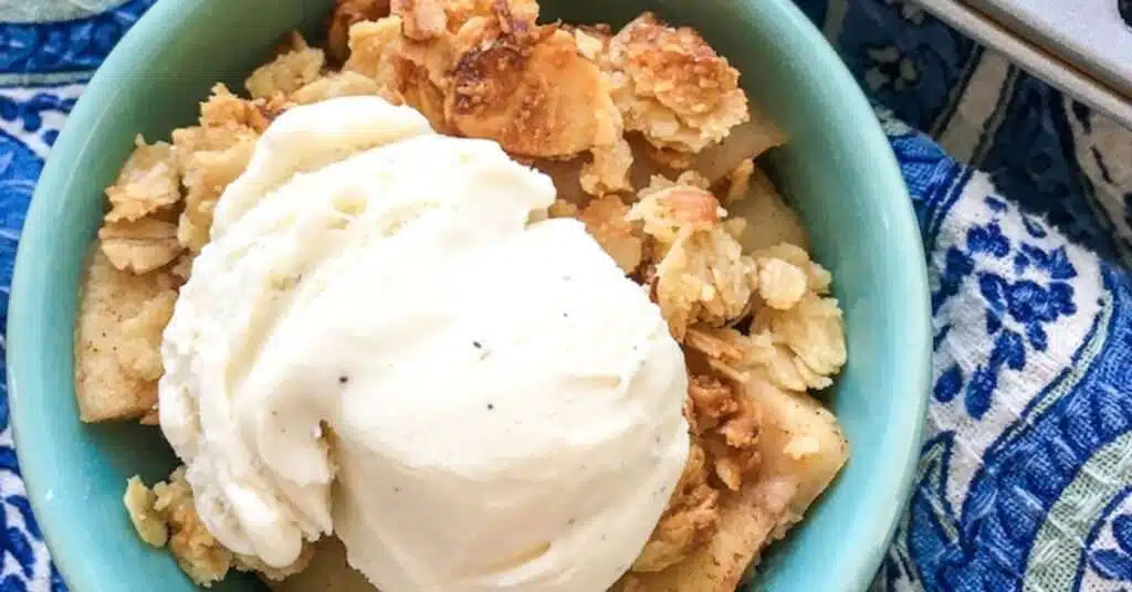 Sugar Free Apple Crisp.