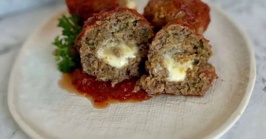 Stuffed Meatballs Featured Image.