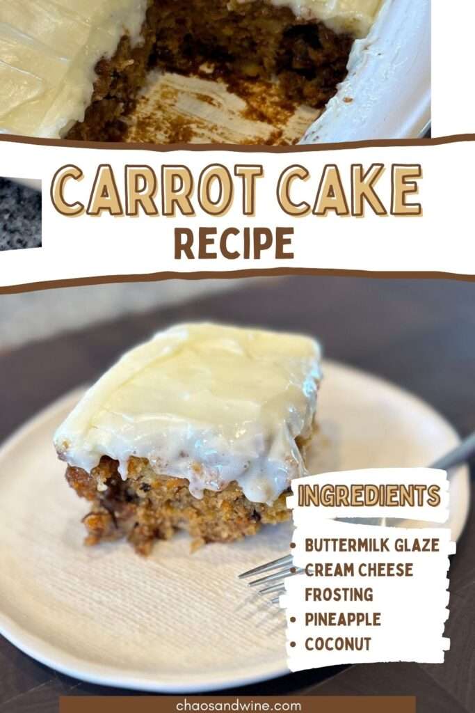 Best Ever Carrot Cake with Buttermilk Glaze | Just A Pinch Recipes