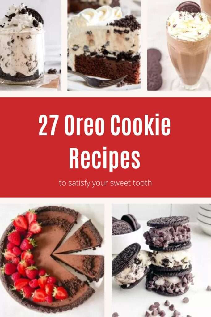 Oreo Cookie Recipes Pin 1