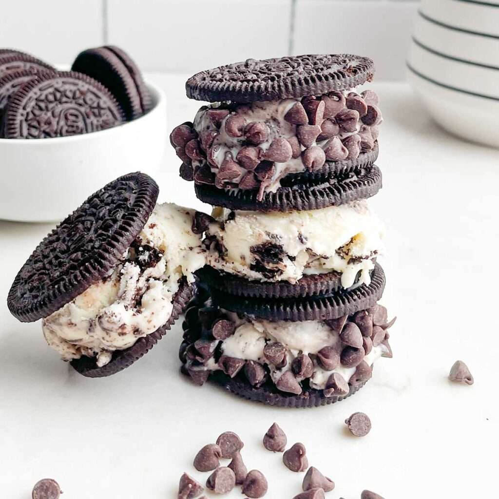 Oreo Ice Cream Sandwiches