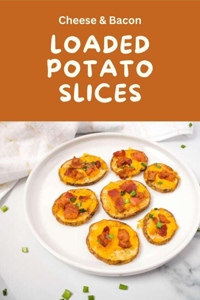 Air Fryer Loaded Potato Slices Pin