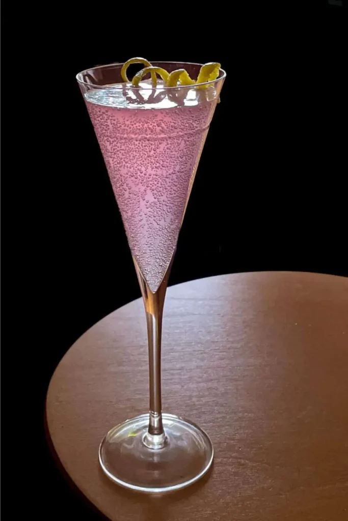 ssy gin cocktail French 75 