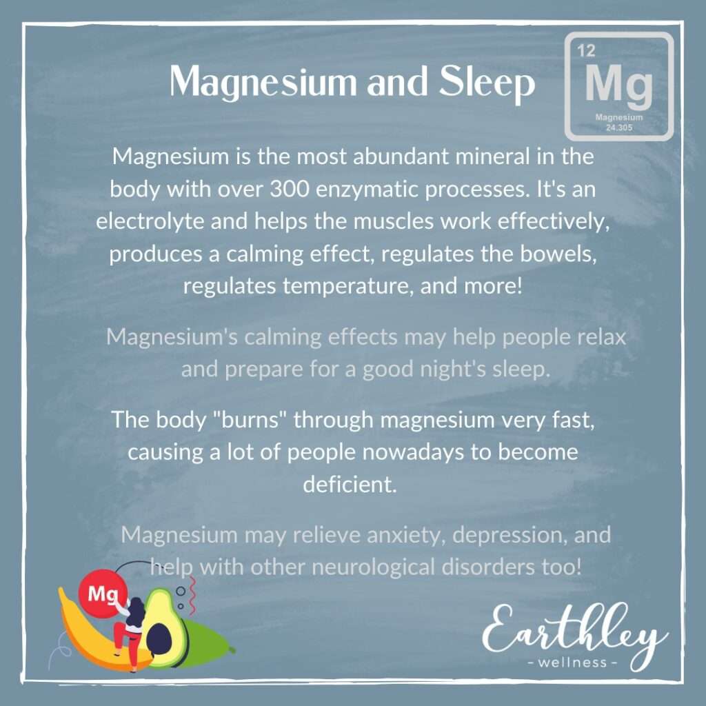 Magnesium and Sleep Info Graphic.