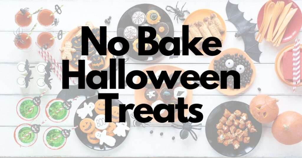 No Bake Halloween Treats Featured Image