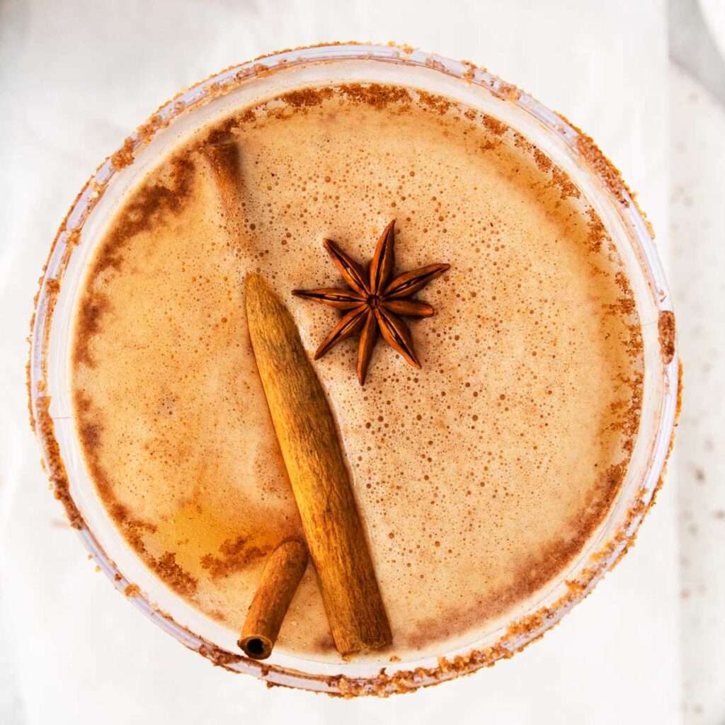 11 Delicious Pumpkin Cocktails to Try This Fall Creamy spiced latte with cinnamon stick and star anise garnish
