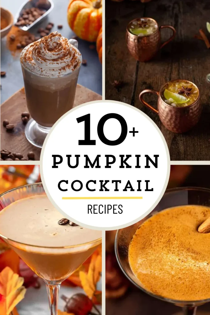 cocktails with pumpkin