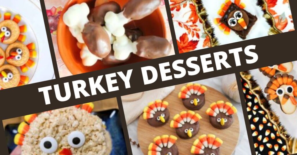 Turkey desserts collage for featured image.