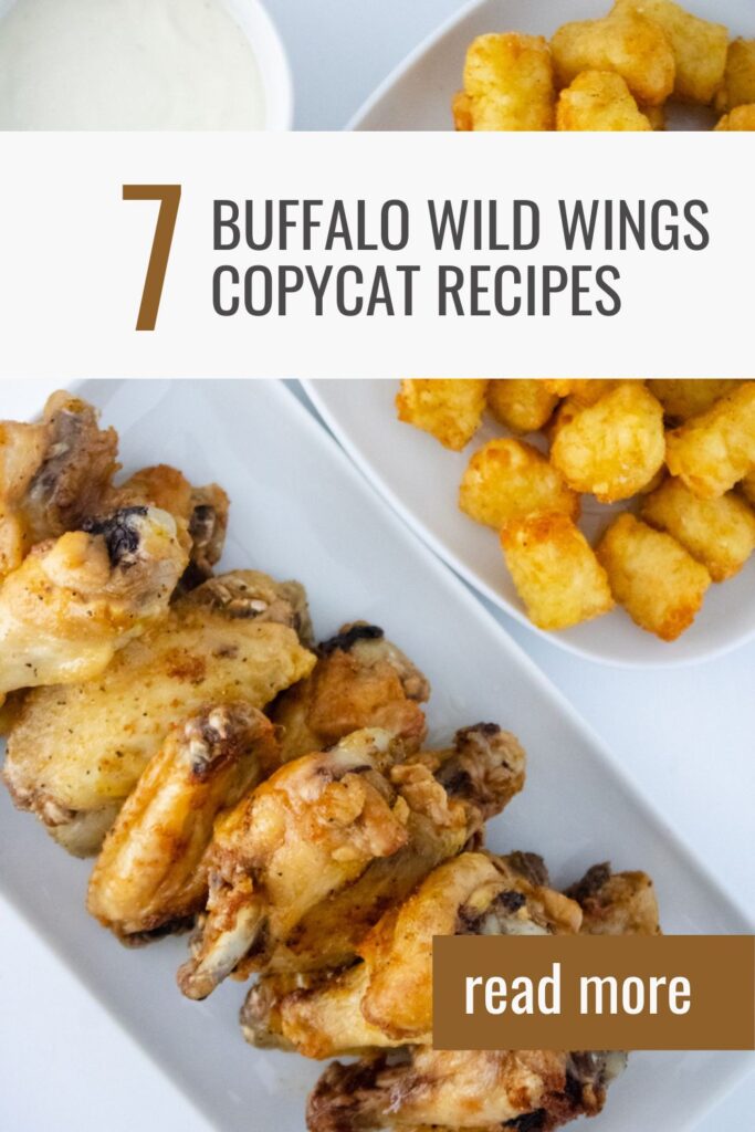 Buffalo Wild Wings copycat recipes pin image for Pinterest.